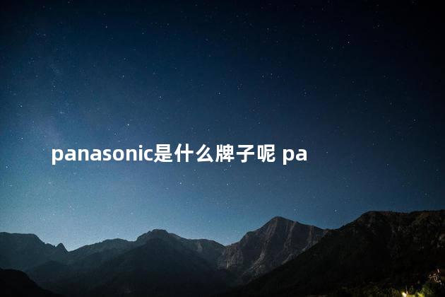 panasonic是什么牌子呢 panasonic空调